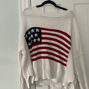 American flag sweater